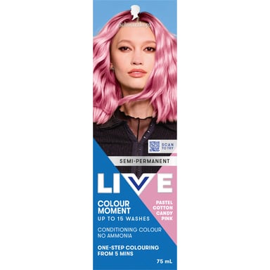 Schwarzkopf Live Colour Pastels Cotton Candy Pink 75ml