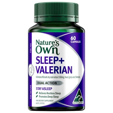 Nature's Own Sleep+ Valerian 60 capsules