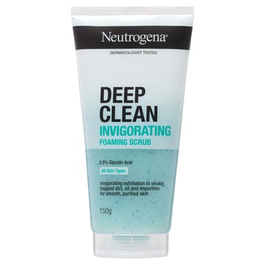 Neutrogena Deep Clean Invigorating Foam Scrub 150g