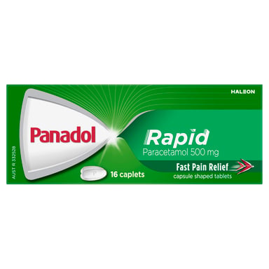 Panadol Rapid 500mg - 16 caplets