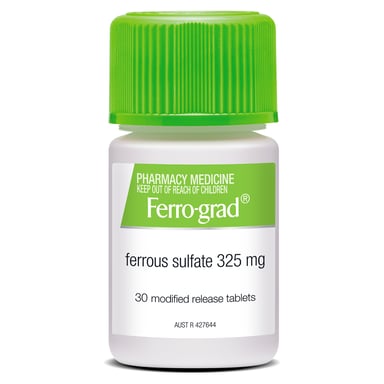 Ferro-grad PR 325mg 30 tablets
