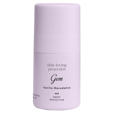 Gem Skin-Loving Roll On Deodorant Vanilla Macadamia 50ml