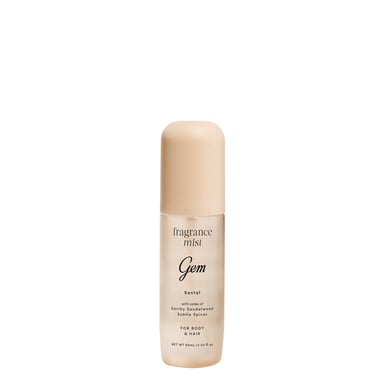 Gem Fragrance Mist For Body & Hair Santal 90ml