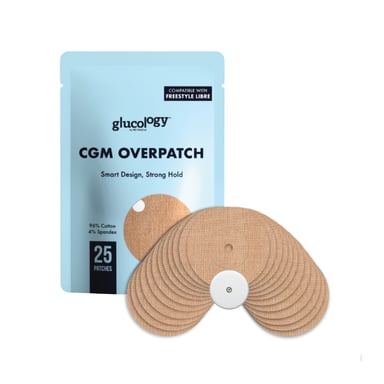 Glucology CGM Patches for Freestyle Libre Beige 25 pack