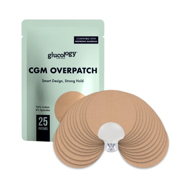 Glucology CGM Patches for Medtronic Guardian Beige 25 pack