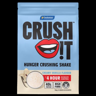 Sanitarium Crush It Shake Creamy Vanilla Flavour 780g