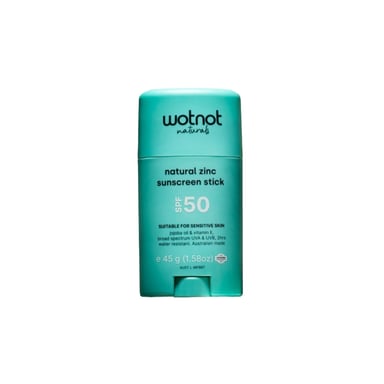 Wotnot Natural Zinc Sunscreen Stick SPF50 - 45g