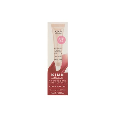 Kind Collective Moisture Bomb Tinted Lip Balm SPF50 - Black Cherry 18g