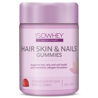 Isowhey Women's Health Hair/Skin/Nails Gummies 60 each