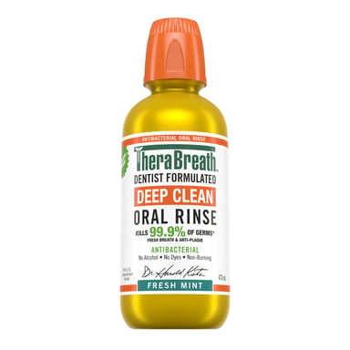 Therabreath Oral Rinse Deep Clean 473ml