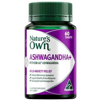 Nature's Own Ashwagandha+ 60 tablets