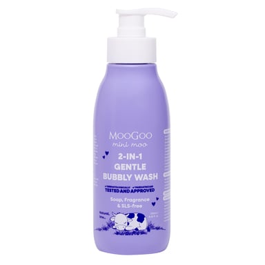 MooGoo 2-In-1 Bubbly Wash 250ml