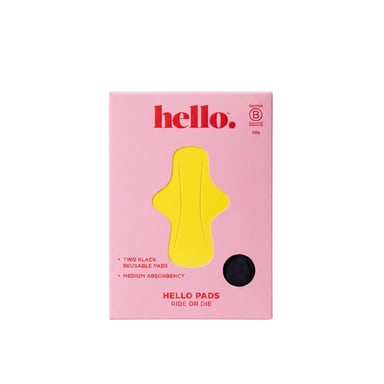 Hello Period Pads Ride Or Die 2 pack