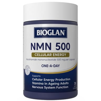 Bioglan NMN 500 Cellular Energy 30 capsules