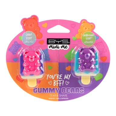 BYS Mini Me Lip Gloss Gummy Bears 2 piece