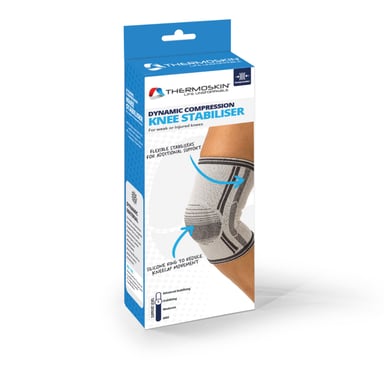 Thermoskin Dynamic Compression Knee Stabiliser Medium 1 each