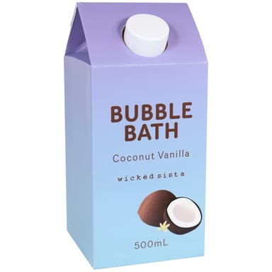 Wicked Sista Bubble Bath Coconut Vanilla 500ml