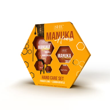 She Aromatherapy Manuka Honey Hand Care Set Finger Lime & Lemon Myrtle 2 piece