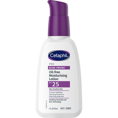 Cetaphil Derma Control Oil-Free Facial Moisturising Lotion SPF25+ 118ml