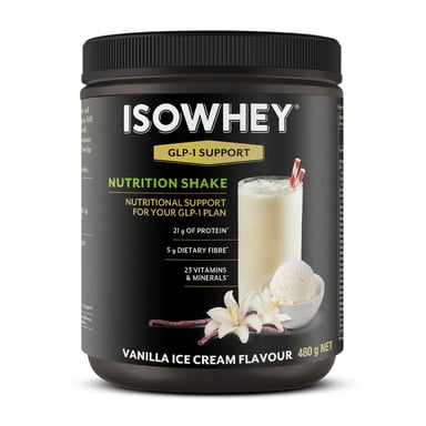 Isowhey GLP-1 Support Nutrition Shake Vanilla 480g