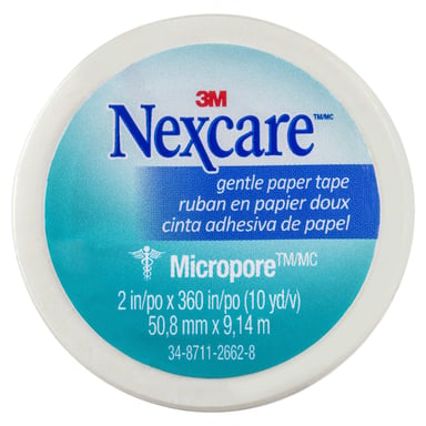 Nexcare Micropore First Aid Tape White 50mm X 9.1m - 1 roll