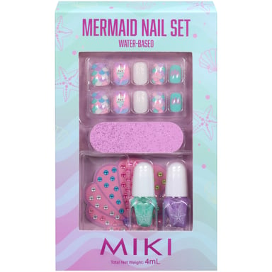 Miki Mermaid Nail Set 5 piece