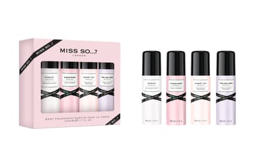 Miss So…? Body Spray 50ml Gift Set 4 piece