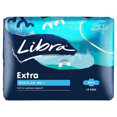 Libra Pads Extra Wing Regular 14 pack