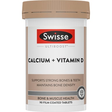 Swisse Ultiboost Calcium + Vitamin D 90 tablets
