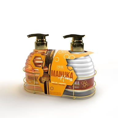 She Aromatherapy Manuka Honey Caddy Finger Lime & Lemon Myrtle 2 piece
