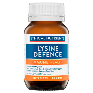 Ethical Nutrients Lysine Defence 30 tablets