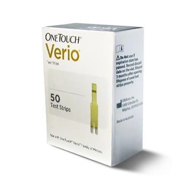 ONETOUCH Verio Blood Glucose Test Strips 50