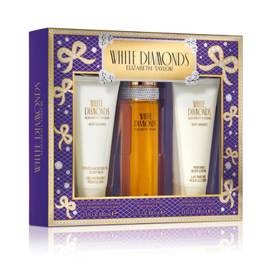 Elizabeth Taylor White Diamonds EDT 100ml Gift Set 3 piece