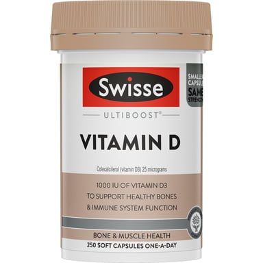 Swisse Ultiboost Vitamin D 250 capsules
