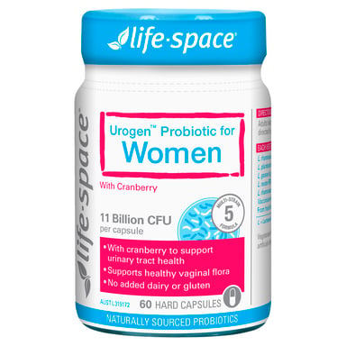 Life-Space Urogen Probiotic For Women 60 capsules