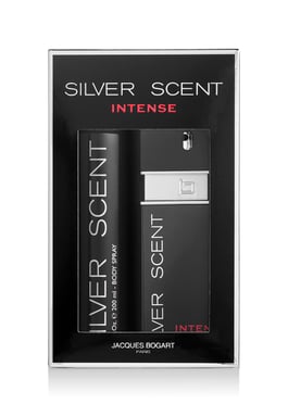 Jacques Bogart Silver Scent Intense EDT 100ml Gift Set 2 pieces