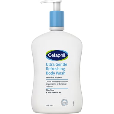 Cetaphil Ultra Gentle Body Wash Refreshing Scent 1 litre