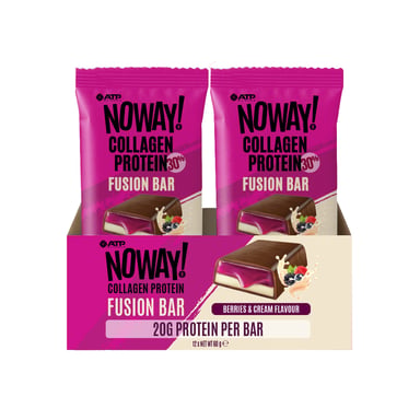 Noway Collagen Fusion Bar Berries & Cream 60g