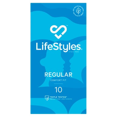 LifeStyles Condoms Regular 10 pack