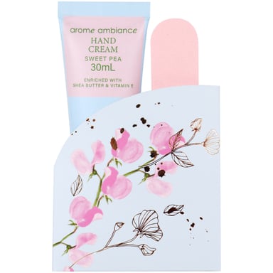 Arome Ambiance Floral Glimmer Hands On The Go Sweet Pea 2 piece