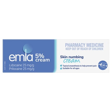 Emla Cream 5% X 30g Tube