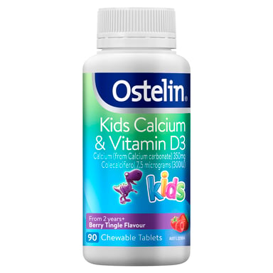 Ostelin Kids Calcium & Vitamin D3 90 chewable tablets
