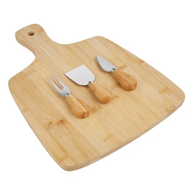 Davis & Waddell Bamboo Cheese Paddle Knives Set 3 piece