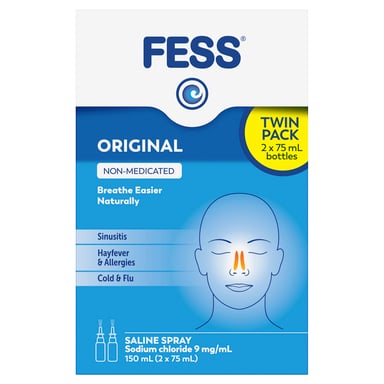 Fess Nasal Spray 75ml - 2 pack