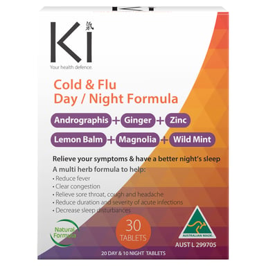 Ki Cold & Flu Day/Night Formula 30 tablets