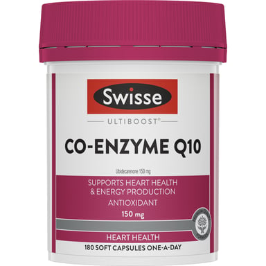 Swisse Ultiboost Co-Enzyme Q10 - 180 capsules