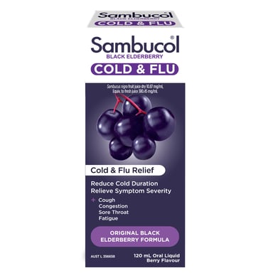 Sambucol Cold & Flu Liquid 120ml