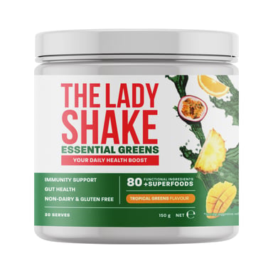 The Lady Shake Daily Essential Tropical Greens 150g