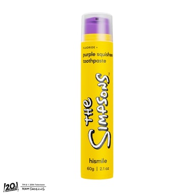 Hismile The Simpsons Purple Squishee Toothpaste 60g