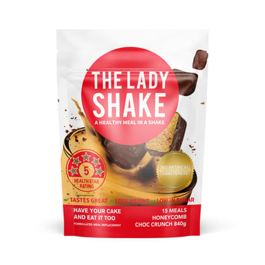 The Lady Shake Meal Replacement Honeycomb Choc Crunch 840g